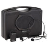 AmpliVox Bluetooth Audio Portable Buddy with Wireless Handsfree Mic, 50 W, Black