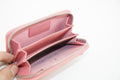 Chanel CC Lambskin Quilted Pink Compact Zip Wallet #3011 by Bolt Boutique