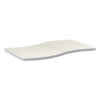 HON Build Ribbon Shape Table Top, 54w x 30d, Silver Mesh