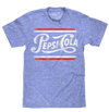 Pepsi Classic Script T-Shirt - Royal Snow Heather