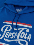Pepsi Cola Pullover Hooded Sweatshirt - Blue by Tee Luv