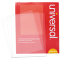 Universal Black and White Laser Printer Transparency Film, 8.5 x 11, 100/Pack