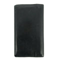 Chanel CC Camelia Flower Black Leather Long Fold Wallet #3014 by Bolt Boutique
