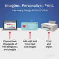 Avery Removable Multi-Use Labels, Inkjet/Laser Printers, 3 x 5, White, 40/Pack, (5450)