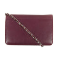 Chanel CC Magenta Leather Wallet on Chain #3015 by Bolt Boutique