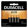 Duracell Specialty Alkaline Batteries, 21/23, 12 V, 4/Pack