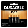 Duracell Specialty Alkaline Batteries, 21/23, 12 V, 4/Pack