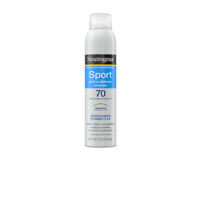 Neutrogena Sport Active Defense SPF 70 Sunscreen Spray 5.0 Oz by Pasteur Pharmacy