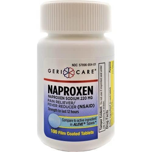 Gericare Pain Relief Naproxen Sodium, 100 Tablets by Pasteur Pharmacy