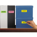 Avery High-Vis Removable Laser/Inkjet ID Labels w/ Sure Feed, 1 x 2.63, Neon, 360/PK