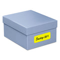Avery High-Vis Removable Laser/Inkjet ID Labels w/ Sure Feed, 1 x 2.63, Neon, 360/PK