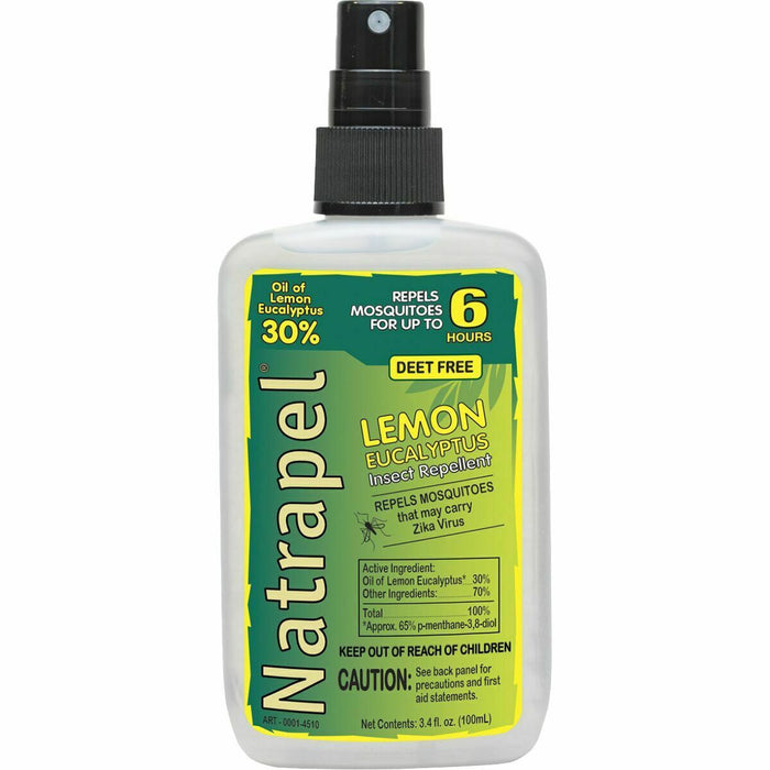 Natrapel Lemon Eucalyptus Insect Repellent, DEET-Free, 3.4 oz by Pasteur Pharmacy