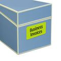 Avery High-Vis Removable Laser/Inkjet ID Labels, 2 x 4, Asst. Neon, 120/Pack