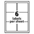 Avery Vibrant Laser Color-Print Labels w/ Sure Feed, 3 x 3.75, White, 150/PK