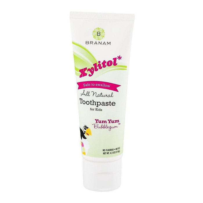 Dr. Branam's Xylitol All Natural Toothpaste For Kids, Bubblegum, 4 Oz by Pasteur Pharmacy