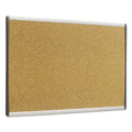 Quartet ARC Frame Cork Cubicle Board, 14 x 24, Tan, Aluminum Frame