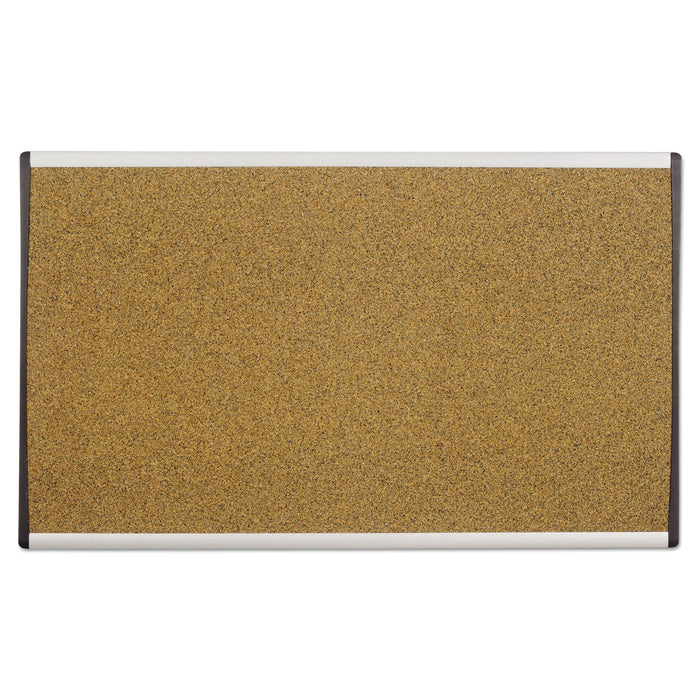 Quartet ARC Frame Cork Cubicle Board, 14 x 24, Tan, Aluminum Frame