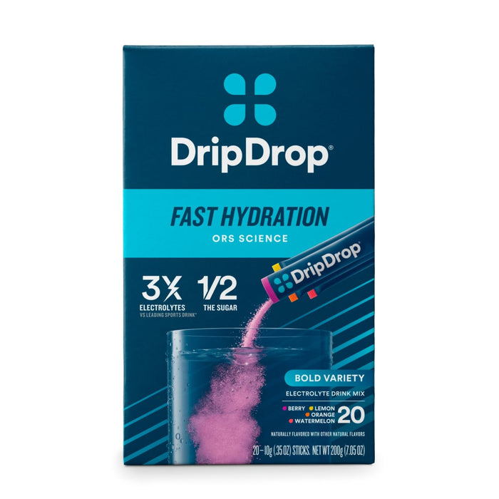 DripDrop® Fast Hydration – Bold Variety Pack (Electrolyte Powder) by Pasteur Pharmacy