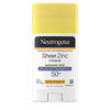 Neutrogena Sheer Zinc Oxide Mineral Sunscreen Stick With Vitamin E, Broad Spectrum SPF 50+ & UVA/UVB Protection, Water Resistant & Residue-Free Application, Paraben/Dye Free, 1.5 Oz