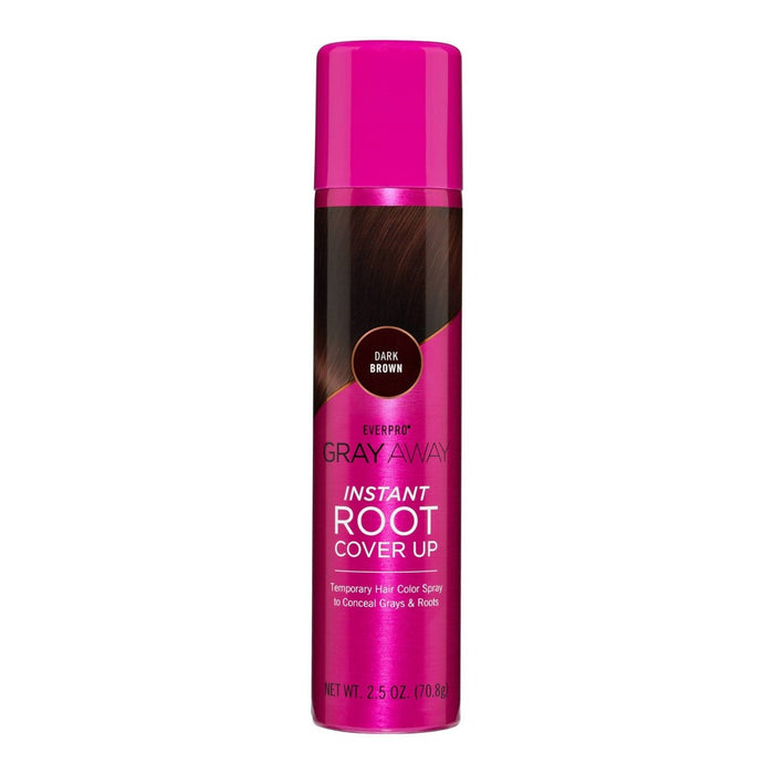 Everpro Gray Away Instant Root Cover Up Spray Dark Brown 2.5Oz by Pasteur Pharmacy