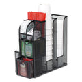 Mind Reader Organizer Coffee Condiment Organizer, 12.2 x 12 x 6, Black