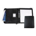 Universal Leather Textured Zippered PadFolio with Tablet Pocket, 10 3/4 x 13 1/8, Black