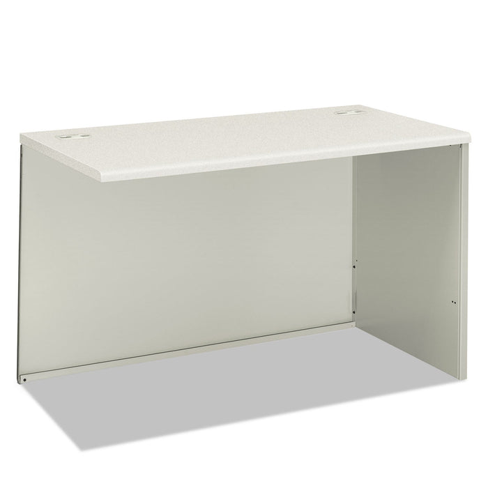 HON 38000 Series Return Shell, Right, 31.75w x 53.19d x 3.75h,Silver Mesh/Light Gray