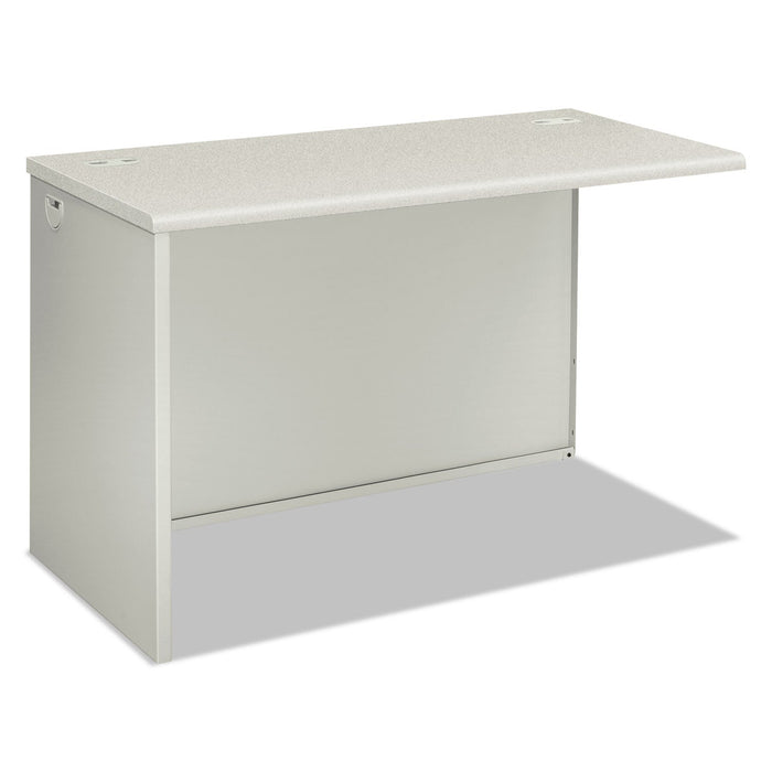 HON 38000 Series Return Shell, Left, 31.75w x 53.19d x 3.75h, Silver Mesh/Light Gray