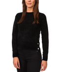 Michael Michael Kors Petite Velvet Button Detail Sweater, Size PL by Vanessa Jane