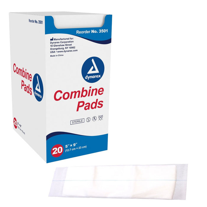 Dynarex Sterile Combine Pad 5 X 9 20 Pack by Pasteur Pharmacy