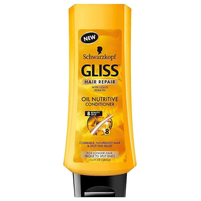 Schwarzkopf Gliss Conditioner, Oil Nutritive, Hair Repair by Pasteur Pharmacy