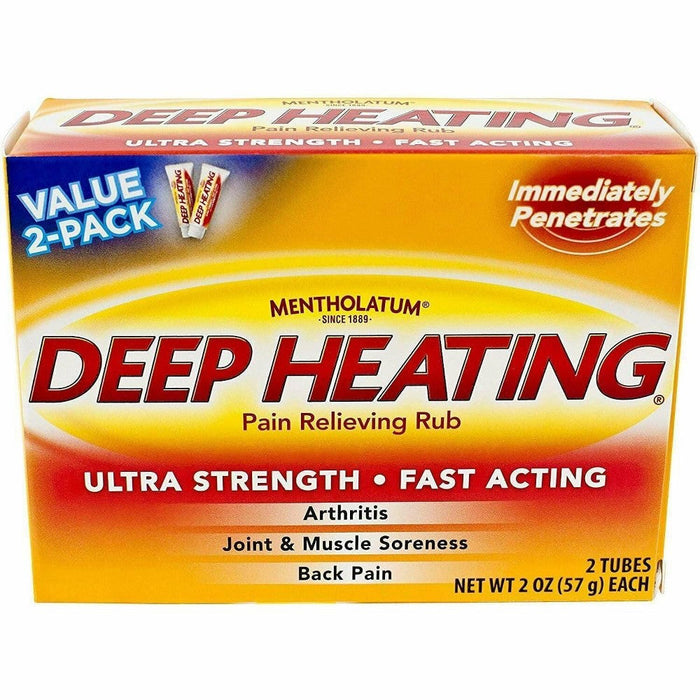 Mentholatum Pain Relieving Rub, Deep Heating, Ultra Strength by Pasteur Pharmacy