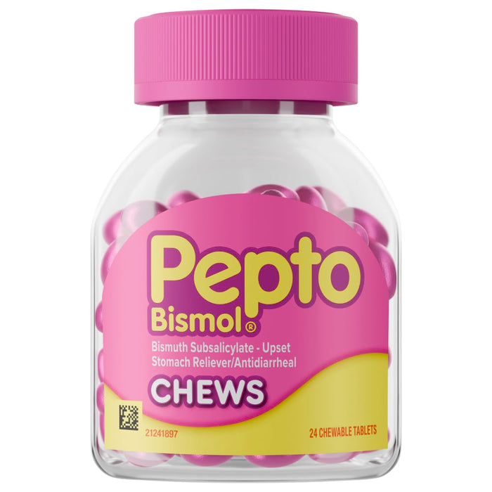 Pepto Bismol Mint Chewable Tablets 24Ct by Pasteur Pharmacy