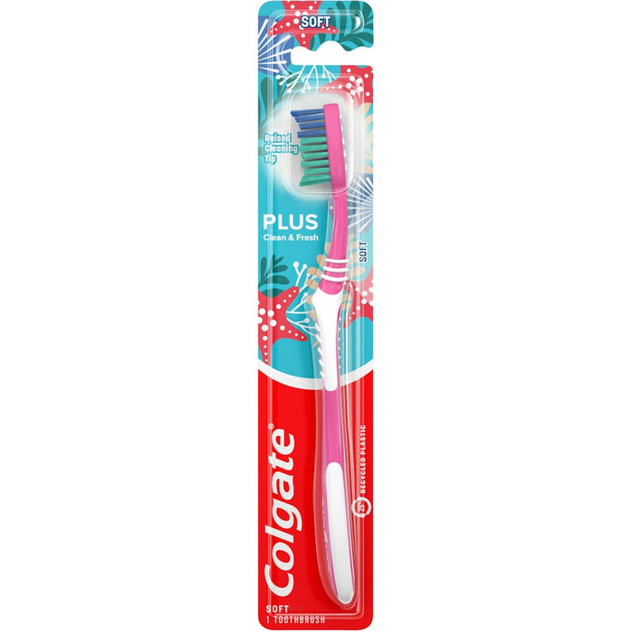Colgate Plus Toothbrush, Full Head, Soft 02 by Pasteur Pharmacy