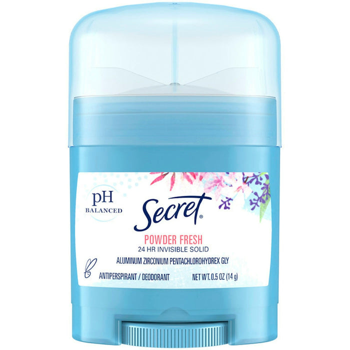 Secret Invisible Solid Antiperspirant And Deodorant Stick Powder Fresh 0.5 Oz by Pasteur Pharmacy