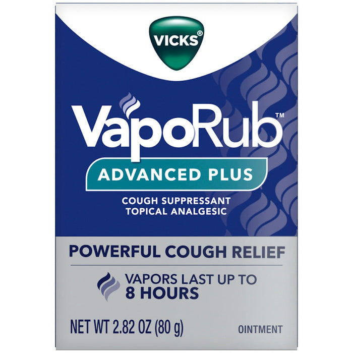 Vicks VapoRub Medicated Chest Rub, Cough Suppressant & Topical Analgesic Ointment, 80g by Pasteur Pharmacy
