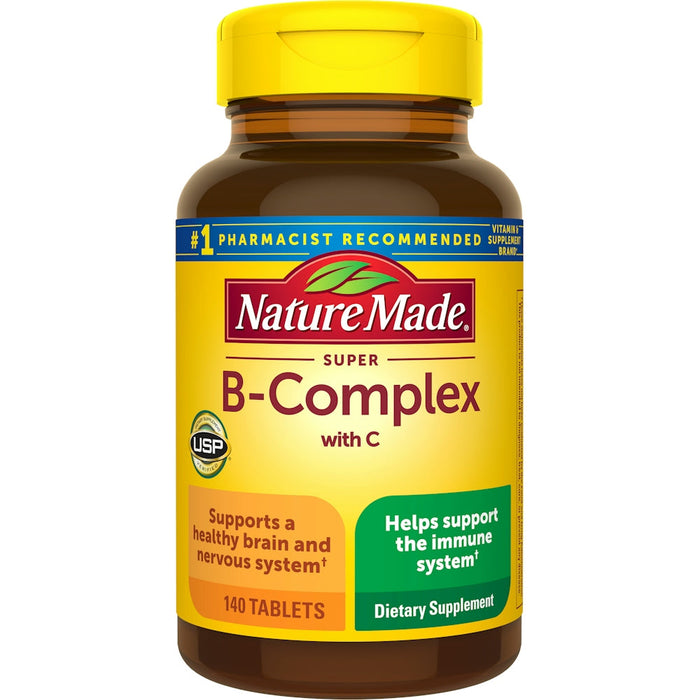 Nature Made B Complex, With C, Super, Tablets by Pasteur Pharmacy