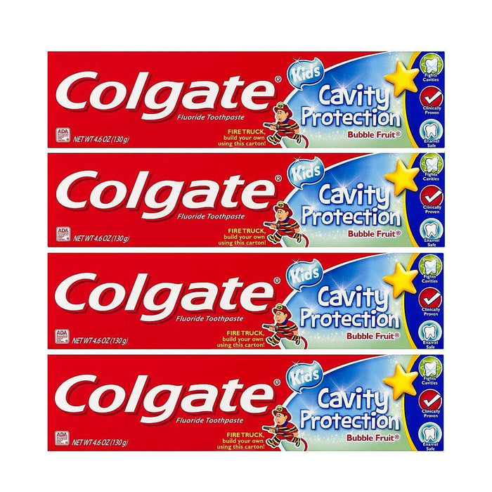 Colgate Kids Toothpaste With Fluoride Anti-Cavity & Cavity Protection Mild Bubble Fruit Flavor by Pasteur Pharmacy