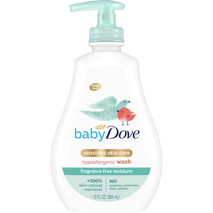 Baby Dove Tip To Toe Wash, Sensitive Moisture, Fragrance Free 13 Oz by Pasteur Pharmacy