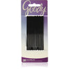Goody Mosaic Curved Bobby Pins, Black, X-Large