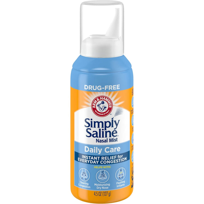 Arm & Hammer Simply Saline Nasal Care Daily Relief Mist Spray 4.5oz by Pasteur Pharmacy