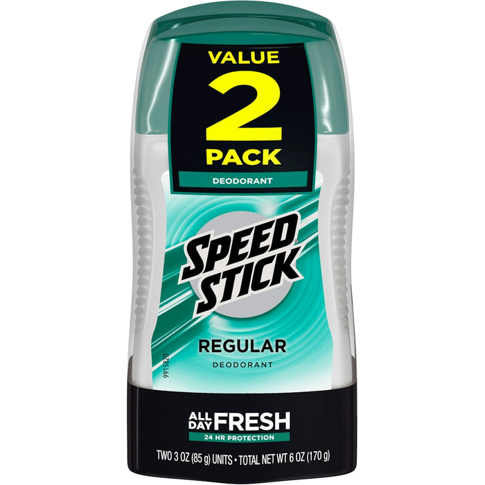 Speed Stick Men's Deodorant, Regular Scent, 3 oz (Twin Pack) by Pasteur Pharmacy