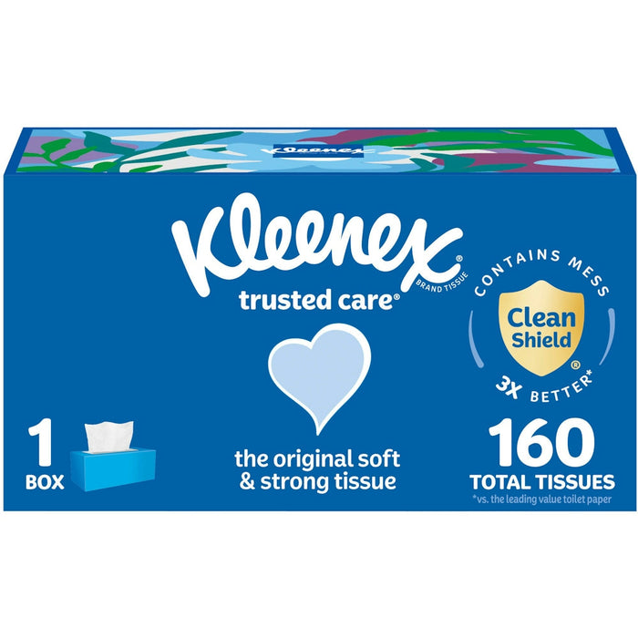 Kleenex Trusted Care 2-ply Facial Tissues, Flat Boxes (160 Tissue/Box, 12 Boxes) by Pasteur Pharmacy