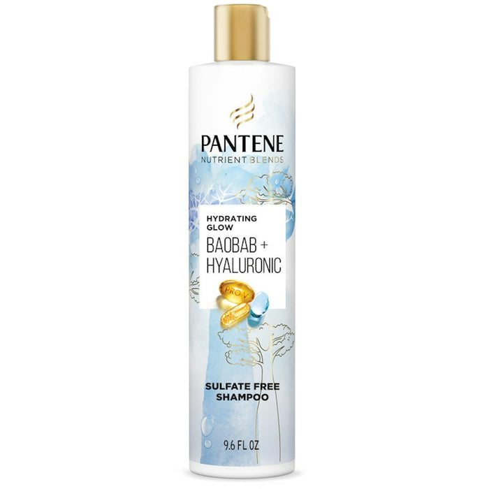 Pantene Hydrating Glow With Baobab Essence Shampoo, Sulfate & Silicone-Free, 9.6 Fl Oz by Pasteur Pharmacy