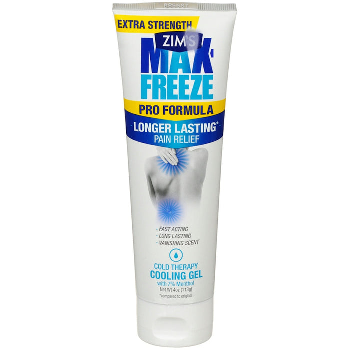 Zim's Max Freeze Extra Strength Pro Formula Pain Relief 4 Oz by Pasteur Pharmacy