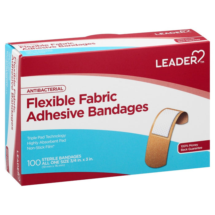 Leader™ Antibacterial Flexible Fabric Bandages by Pasteur Pharmacy