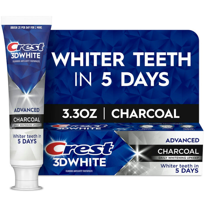 Crest 3D White Advanced Charcoal Teeth Whitening Toothpaste by Pasteur Pharmacy