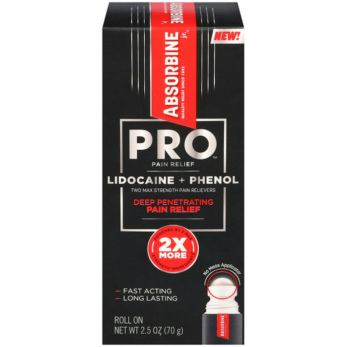 Absorbine Jr. Pro Pain Relief Roll On Lidocaine + Phenol by Pasteur Pharmacy