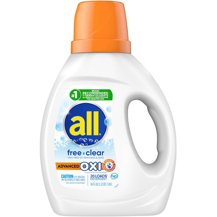 all Detergent, Advanced Oxi, Free & Clear 36 Fl Oz by Pasteur Pharmacy