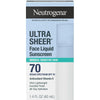 Neutrogena Ultra Sheer Face Liquid Mineral Sunscreen, Lightweight, Broad Spectrum SPF 70 Facial Sunscreen For Sensitive Skin Leaves A Silky, Non-Greasy Finish, Oxybenzone-Free, 1.4 Fl. Oz